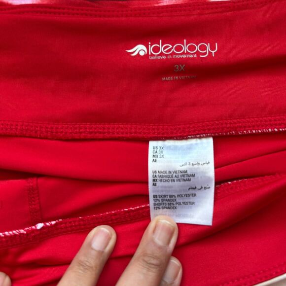 Id Ideology Women's Twist Flounce Skort Pickleball Tennis Plus Size Women's 3X - Picture 10 of 11